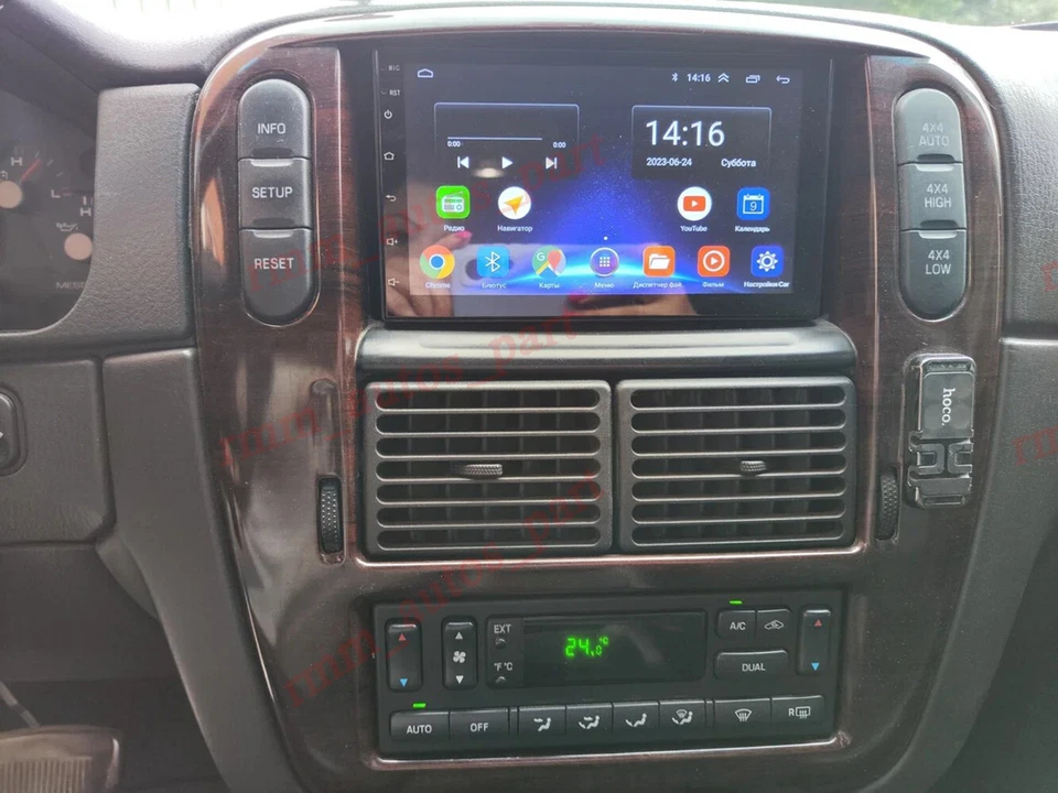 7" For Mercury Mountaineer 1998-2002 Android 13 Apple Carplay Stereo Radio GPS Foto 4 de 4