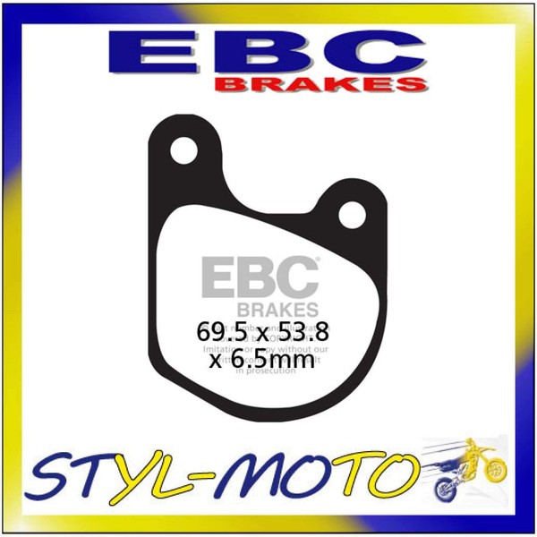 FA071 BeläGe Organica Vorderseite Links EBC Harley Davidson Fxsb 1340 Low Rider-image