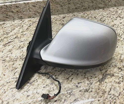 2011 AUDI Q5 LEFT DRIVER SIDE POWER SIDE MIRROR AUTO DIM SILVER OEM