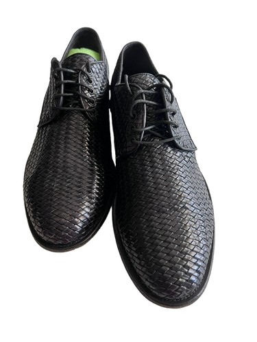 Scarpe stringate Brecos pelle intrecciata Made On Italy - Scarpe uomo taglia 43 (10) - Foto 2 di 9