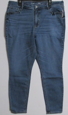 Women's Old Navy High Rise Rockstar Super Skinny Blue Jeans Size 18 733634