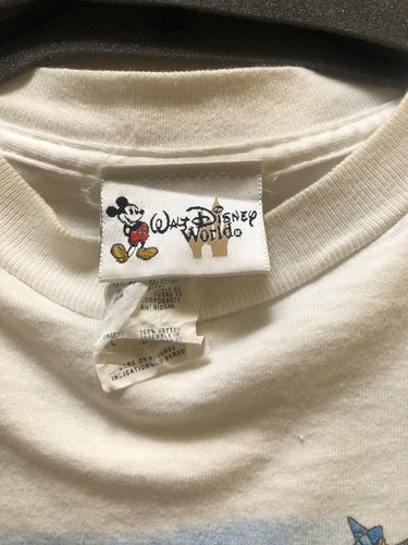 CAMISETA WALT DISNEY WORLD MAGIC KINGDOM DOBLE CARA TALLA LG BLANCA - Imagen 3 de 5