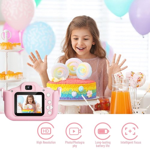 Kinder Kamera Digitalkamera 1080P HD Videokamera Fotoapparat Selfie Kamera 2" - Bild 7 von 12