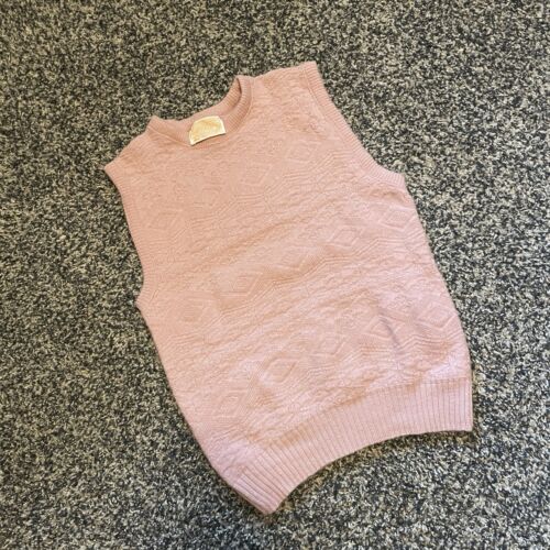 Vintage 80s Pendleton 100% Virgin Wool Best Pink Womens Medium USA GREAT