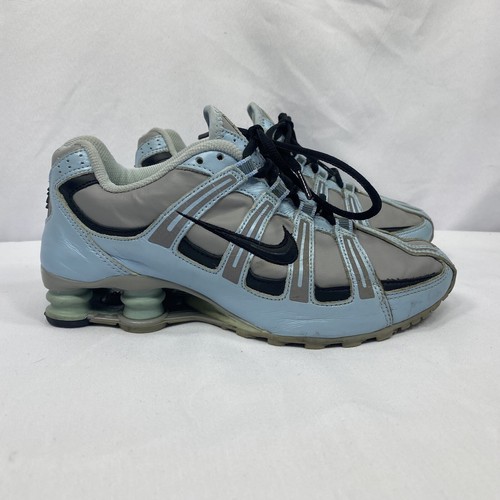 light blue nike shox