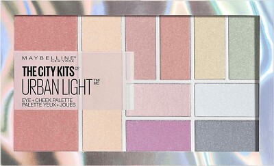 Maybelline The City Kits Urban Lights Cheek & Eye Palette Blush&Fard, 12 g, gratis 