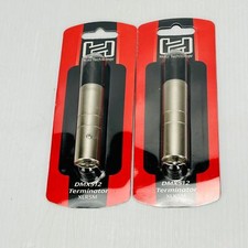 Hosa DMT-485 XLR5M DMX512 Terminator XLR5M 5 PIN Audio Connector Lot of 2