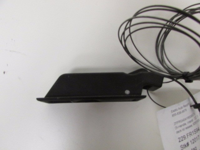 Ferrari 348, F50, Deck Lid Interior Release Handle, w/ Cable, Used, P/N 62551900