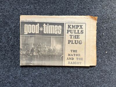 1970s High Times Underground Newspaper, Black Panther Party, Vintage Antique Co