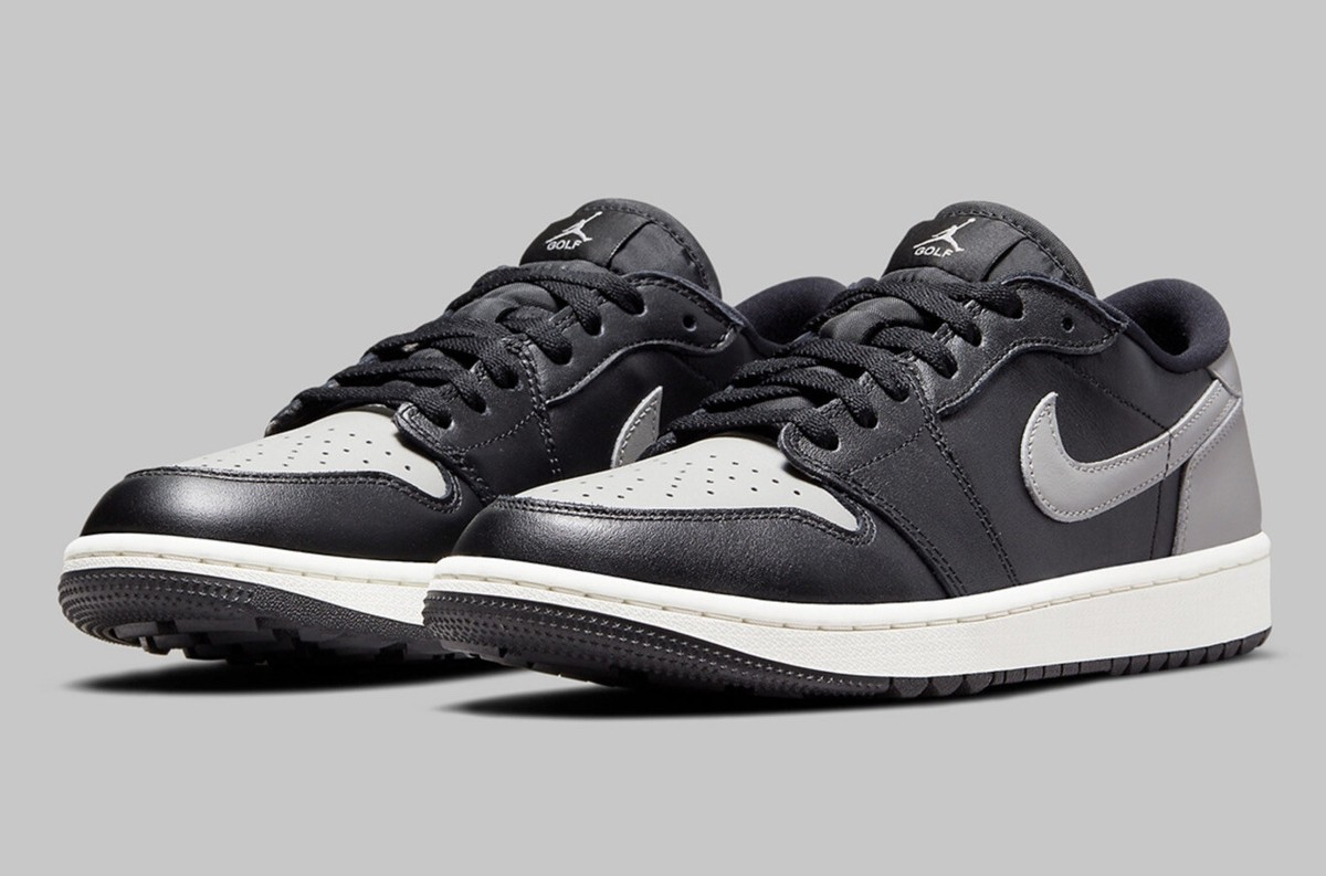 Nike Air Jordan 1 Low Golf Shadow Black Grey DD9315-001 UK 10.5
