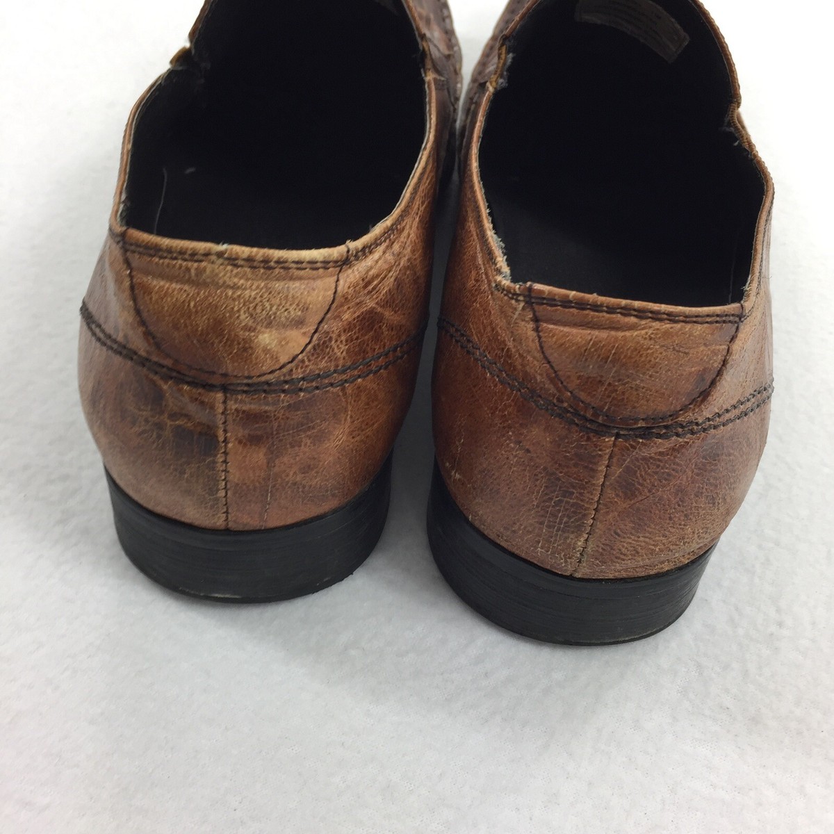 Stacy Adams Axel Moc Toe Slip-On Leather Loafers Size 11  display picture 3