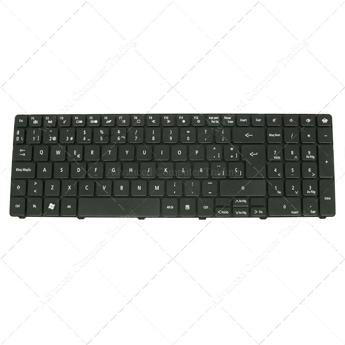 TECLADO ESPAÑOL para portátil PACKARD BELL Easynote TE69KB Notebook NEGRO NUEVO
