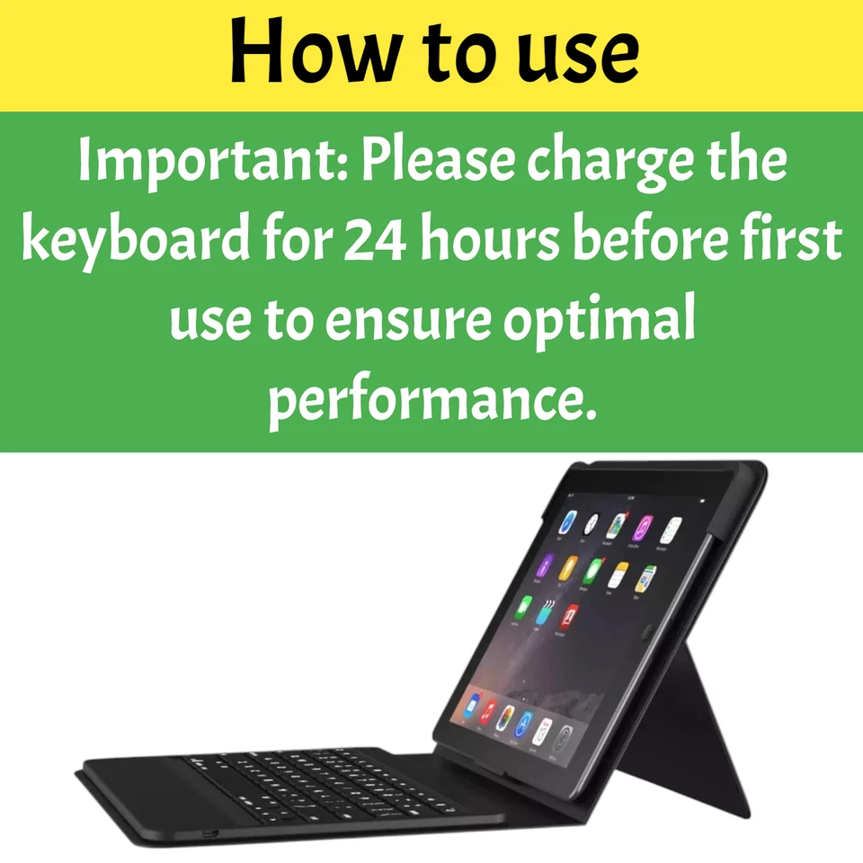 ZAGG iPad Air 2 (9.7-inch, 2014, 2nd Generation) Smart Folio Case Keyboard Cover - Image 4 of 4