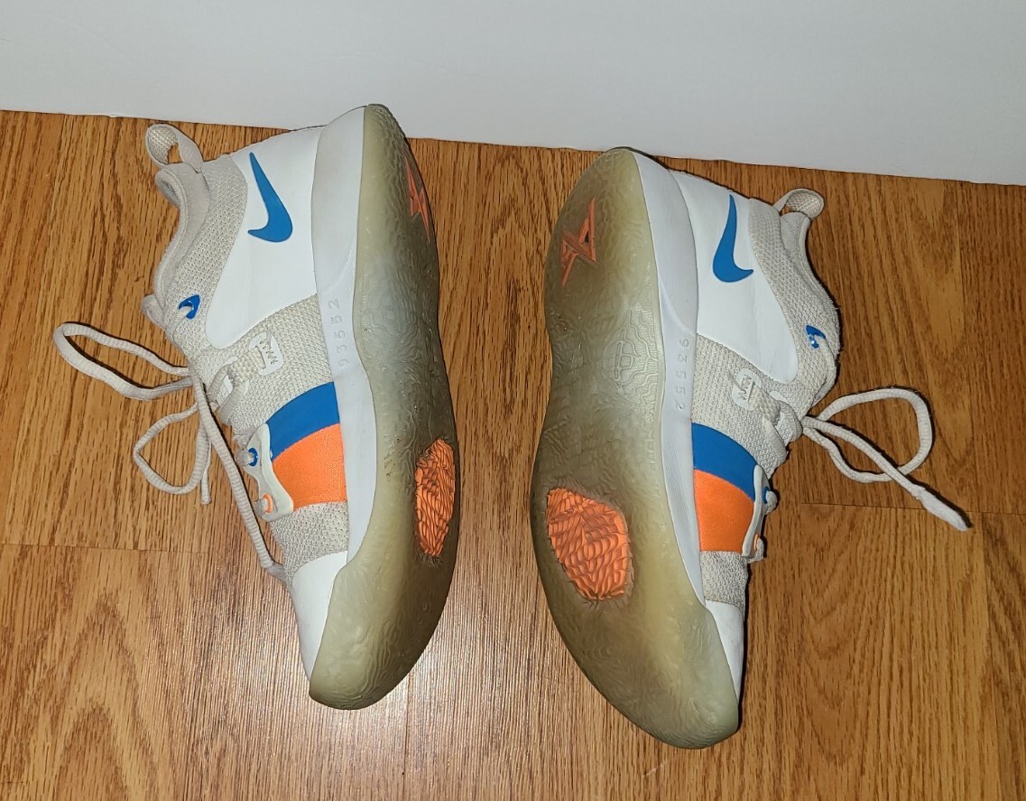 NIKE PG 2 PAUL GEORGE THE BAIT II OKC WHITE PHOTO BLUE NIKE PG 2 PAUL GEORGE THE BAIT II OKC WHITE PHOTO BLUE