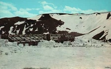 Vintage Postcard Fall River Museum and Store at Junction Trail Ridge Colorado CO