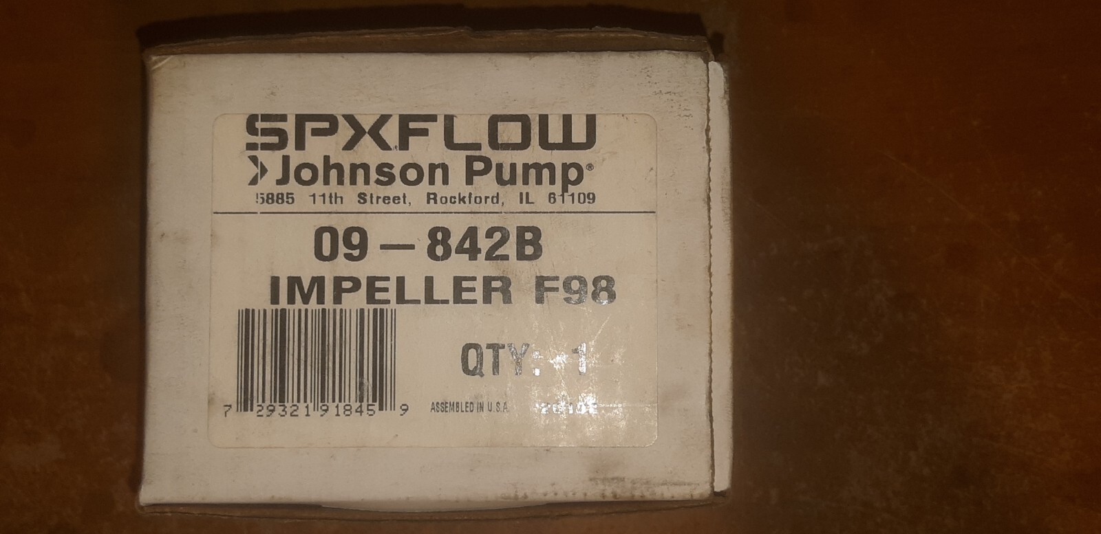 SPX FLOW 09842B, Johnson Raw Water Pump Impeller eBay