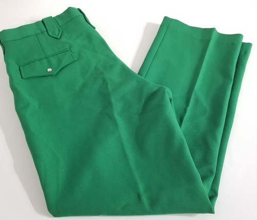 Mesquite Niver Western Wear Green Pants USA 38 Zip Hook Eye  Pearl Snap Buttons
