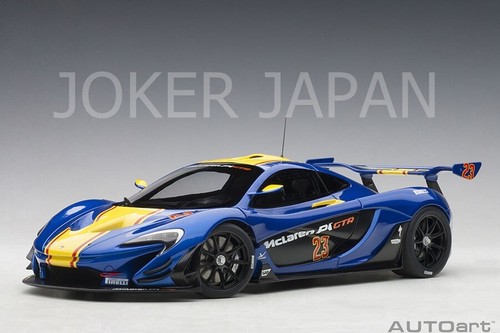 AUTOart McLaren P1 GTR (Blue / Yellow) [81542] 1/18 JDM - Afbeelding 1 van 10