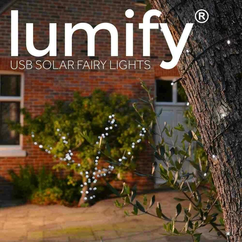 Lumify USB Solar LED Fairy Lights 100 LW100 LWW100