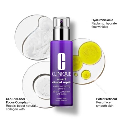 CLINIQUE smart clinical repair美容液　100ml Clinique Smart Clinical Repair Wrinkle Correcting Serum - 3.4 oz