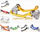 For Suzuki DRZ125L 2003-2009 / RM125 1989-1991 Pivot Clutch Brake Levers CNC