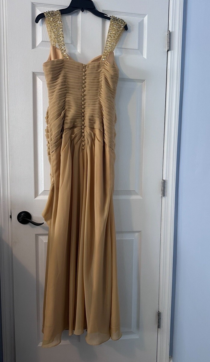 gold new years eve dress 2 Pieces A-Line/Princess V-Neck Chiffon Mother of the Bride Dresses with Jacket Sequins Ankle-Length Long Sleeves Royal Blue main image 0
