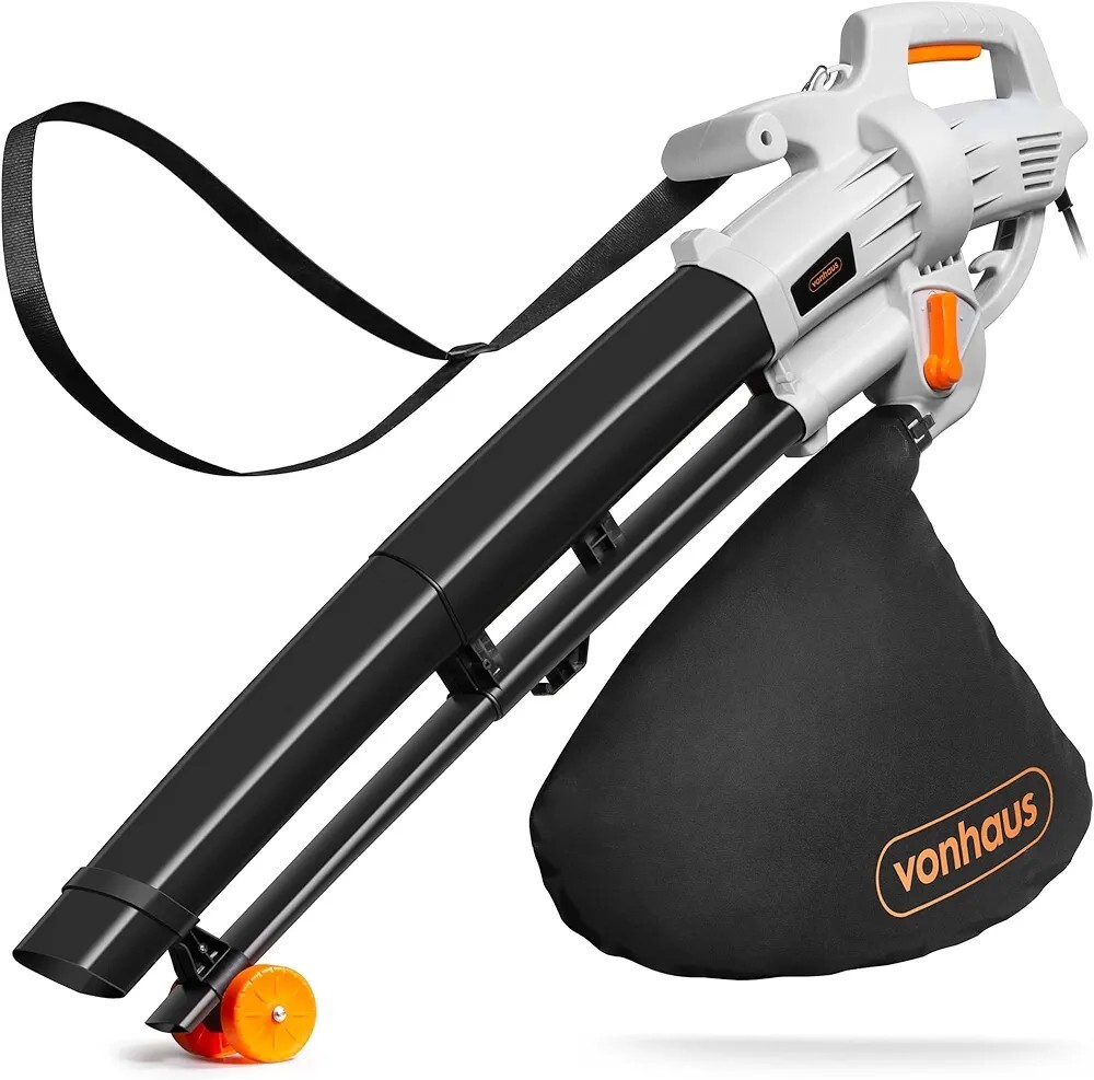 VonHaus 3 in 1 Leaf Blower 3000W Blows , Vacuums & Mulches Leaves RRP £55 5056115721571 eBay