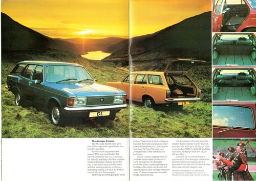Chrysler Avenger 1977-1978 UK Market Sales Brochure GLS GL LS Estate 1300 1600 - Picture 2 of 3