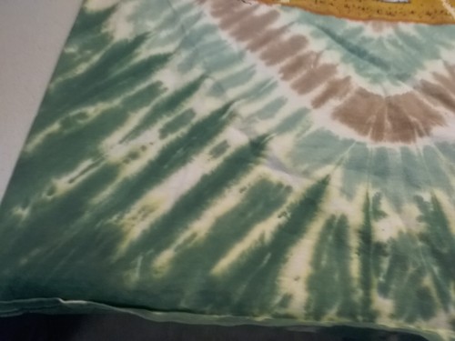 Grateful Dead 2xl T-Shirt Mens Steal Your Base Tie Dye Green dble sided - Picture 9 of 20