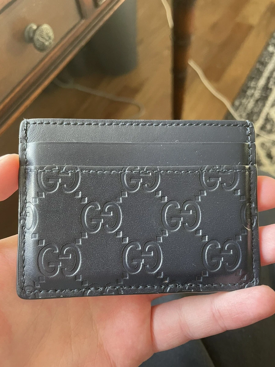 Gucci Black Signature Cardholder