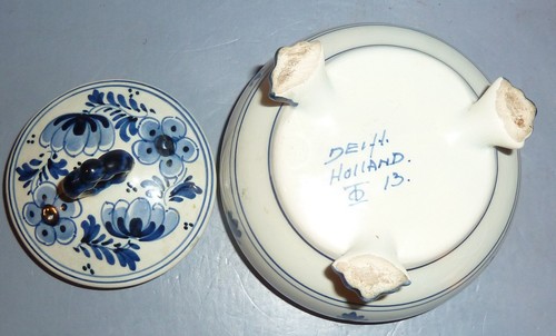 Deckeldose Delft Holland 13 auf Gense Füschen! Zucker - Salz Dose - Bild 5 von 6