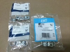 NEW (LOT 9) EMT 47920 ONE HOLE 1/2” PIPE STRAP, FREE SHIPPING