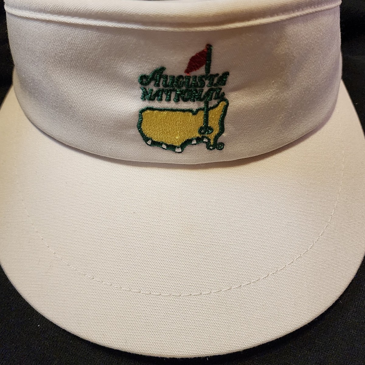 Masters Visor adjustable embroidered logo Augusta retro hat golf performance Snag yours at madejacksonhole.com ⛳️? #augusta  main image 2