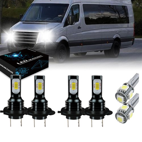 For VW Crafter Headlight Van Bulbs 200617 Xenon White side Light High