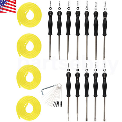 12 PCS Carburetor Adjustment Tool Carb Adjust Kit Fit Weedeater ...