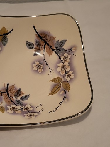 Vtg Midwinter Stylecraft Orchard Blossom Bowl Trinket Dish Candy Jewelry - Picture 7 of 14