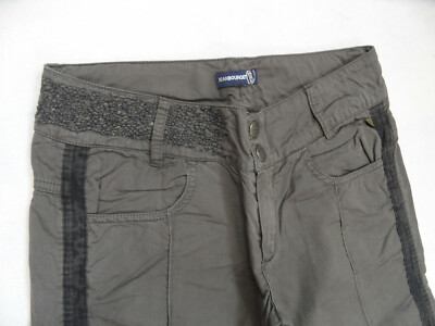 Pantalon 3/4 Marron Jean Bourget - Taille 14, Occasion Très Bon état, Style Chic