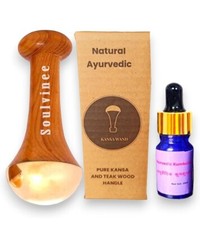 Kansa wand Face and body bronze Massager for Detoxification and Relaxation