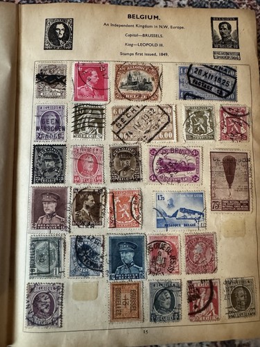 Vintage Improved World Postage Stamp Album - 第 15/24 張圖片