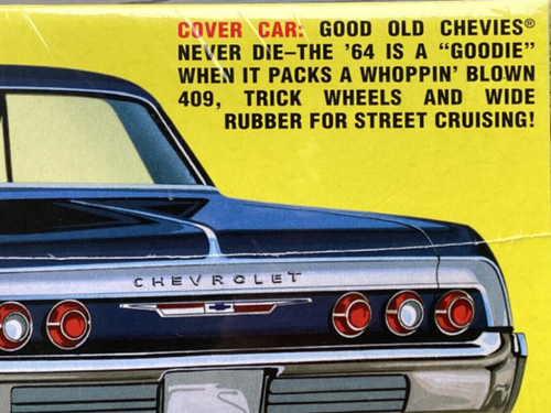 AMT 1/25 1964 CHEVY IMPALA 409 STREET RODS SUPER SHAKER 2 IN 1 MODEL KIT 917 F/S - Picture 3 of 11