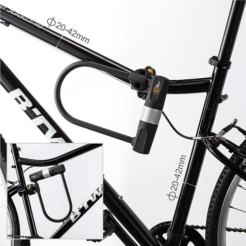 BIKE U-LOCK WITH CABLE - VIA VELO HEAVY DUTY 14MM SHACKLE - NEW β
TRUSTED π - Picture 5 of 5