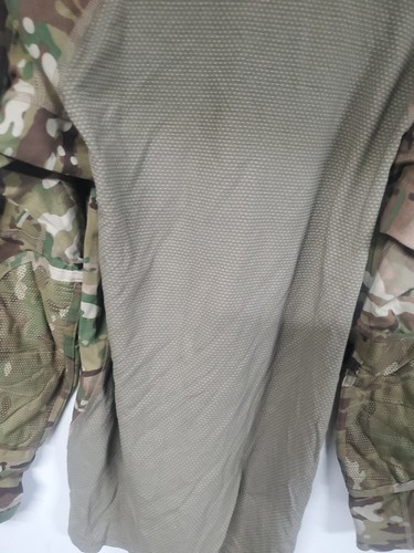 Special Medium MILITARY MASSIF MULTICAM FR ARMY COMBAT SHIRT FLAME R Crew Neck - Picture 9 of 9