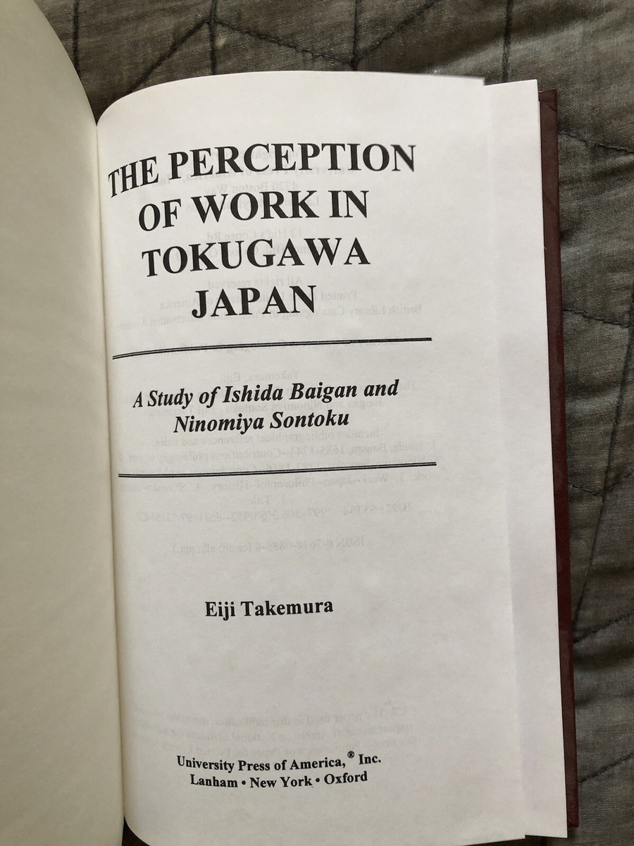 The Perception of Work in Tokugawa Japan Hierarchy | Tokugawa