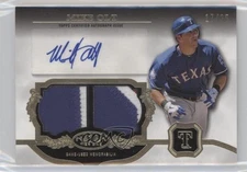 2013 Topps Tier One Auto Relics Dual /25 Mike Olt #TOADR-MO Rookie Auto RC
