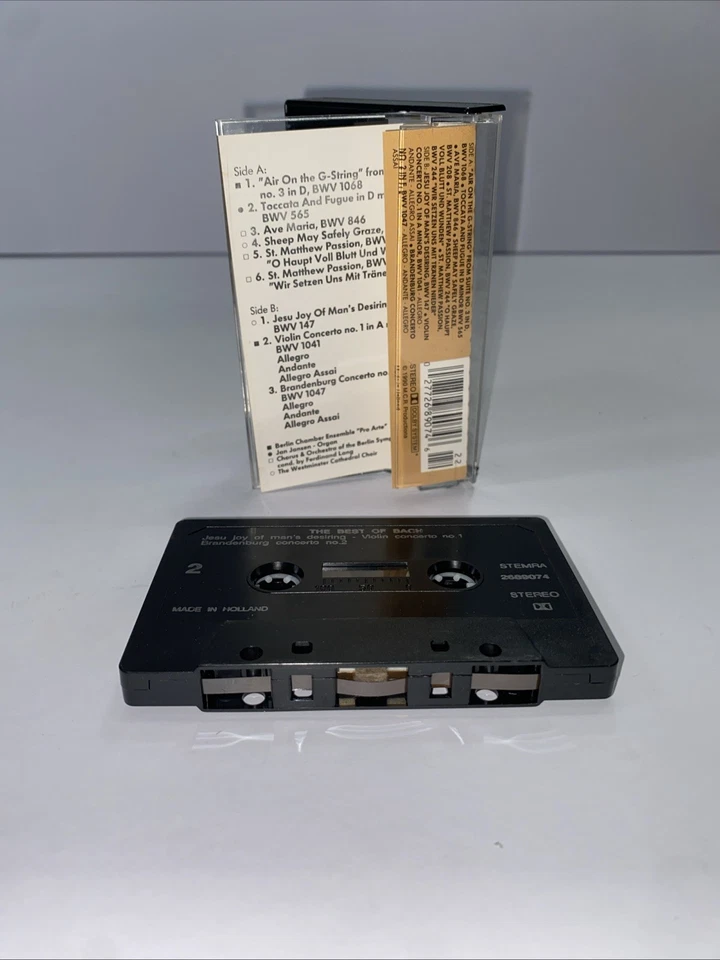 The Best of BACH Vintage 90’s Cassette Tape - Image 4 of 4
