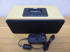 Acoustic Solutions CSPK401WI Beech Speaker Dock Power lead iPod GWO