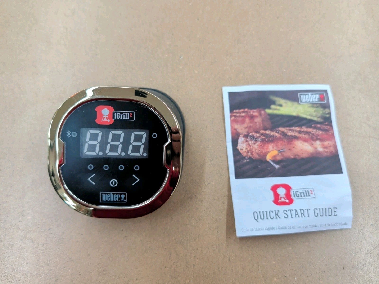 Weber IGrill2 Grill Digital Thermometer App & Bluetooth Conn