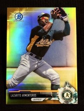 2017 Bowman Chrome GOLD REFRACTOR Lazarito Armenteros 22/50