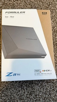 Formuler Z11 Pro 16GB 2GB RAM Android 11 4K Media Streamer - Black NEW IN BOX!