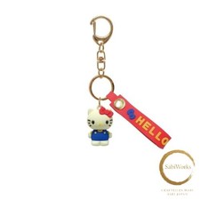 New K Company Hello Kitty Mascot Keychain Retro KT-MA-RT H2.6 W1.9 D1.6cm